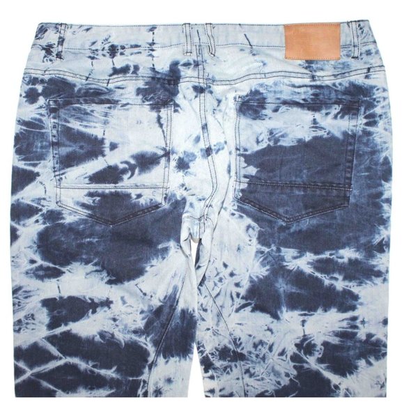 Grindhouse Bleached‎ Washed Jeans Unique Designs Mens Size 44W 31L - Picture 6 of 9